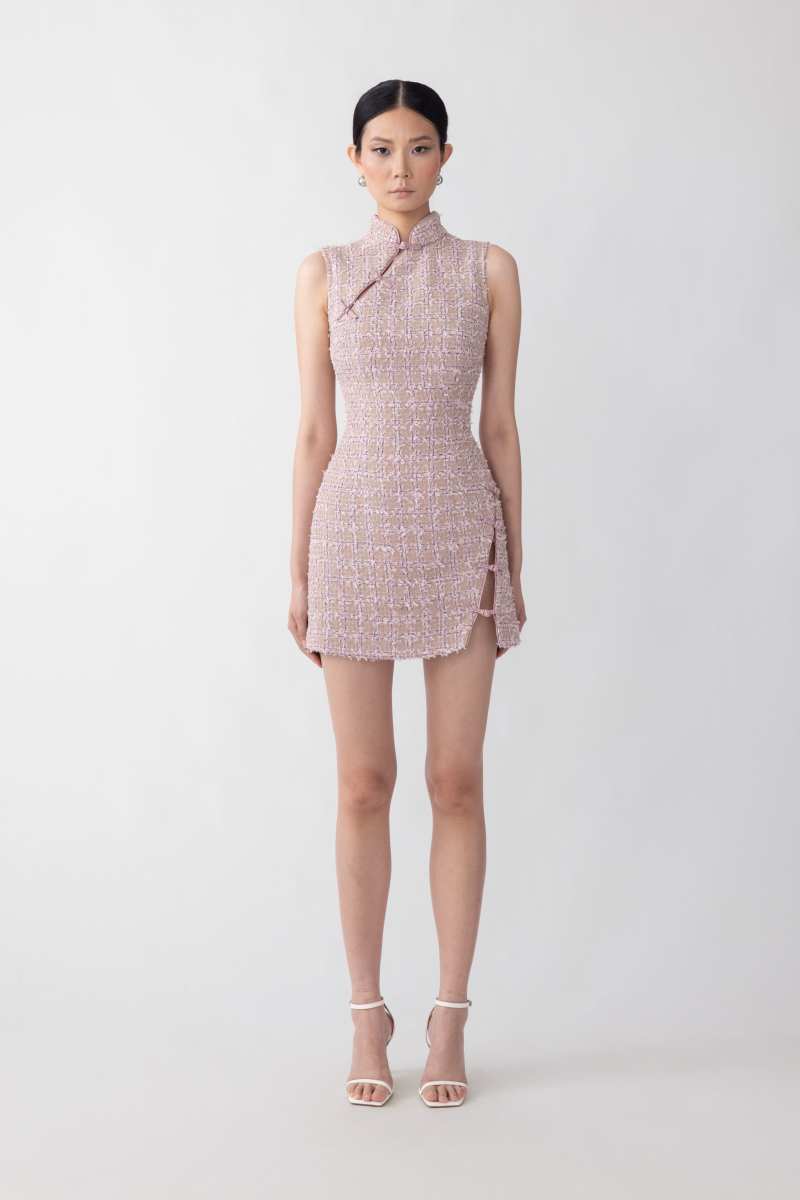 Ines Tweed Mini Dress